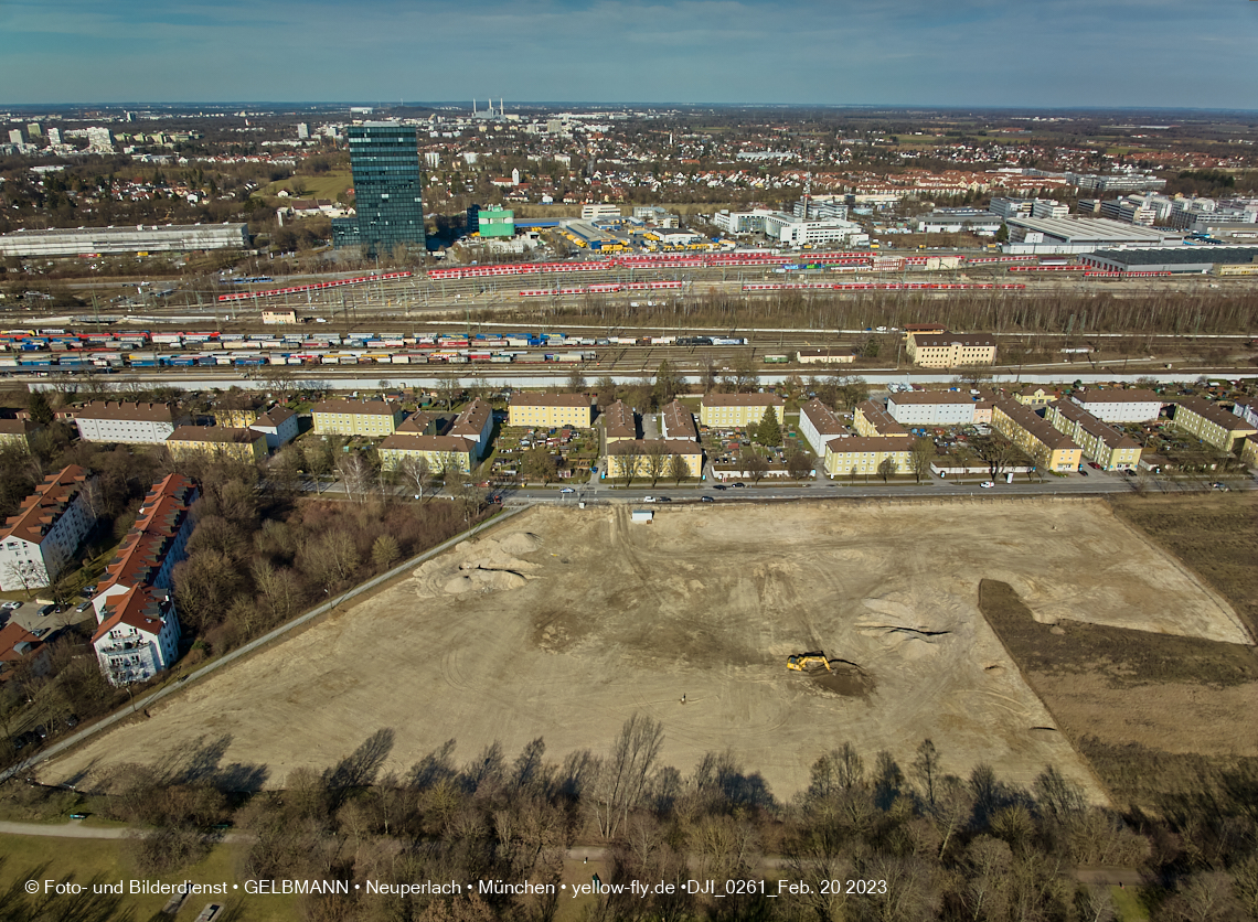 20.02.2023 - Copterfotos und Luftbilder von Berg am Laim